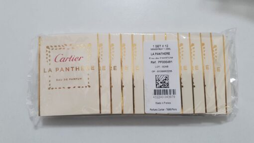 CARTIER - LA PANTHERE EDP - FIALETTE 12 PZ