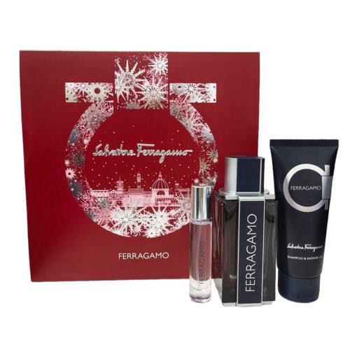 SALVATORE FERRAGAMO COFANETTO POUR HOMME EDT 100ML + SHOWER GEL 100ML + 10ML EDT