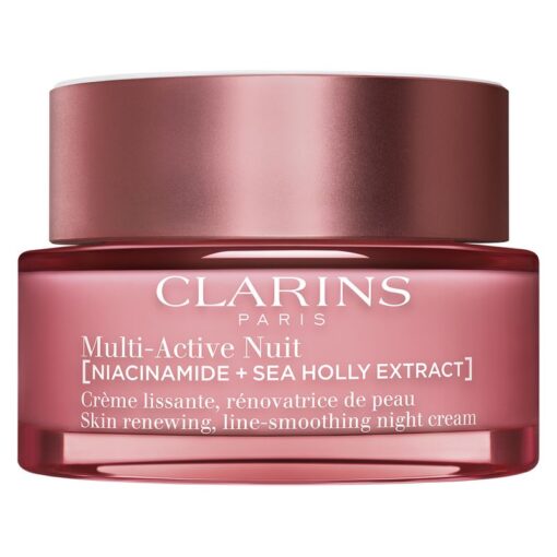 CLARINS - MULTI-ACTIVE NUIT CRÈME LISSANTE, RÉNOVATRICE DE PEAU TUTTI TIPI DI PELLE 50ML