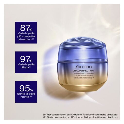 S'HISEIDO - VITAL PERFECTION OVERNIGHT FIRMING TREATMENT 50ML - immagine 3