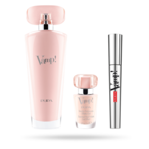 PUPA - Vamp! Eau De Parfum Pink 100ml + Vamp! Mascara9ml + Vamp! Smalto 9ml