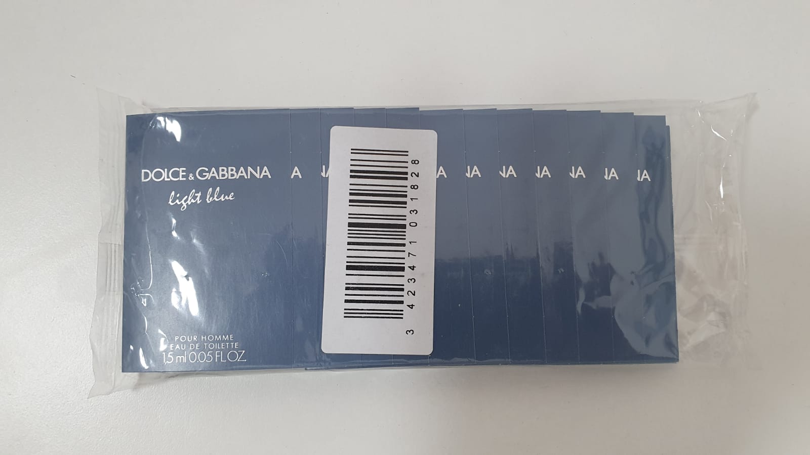 DOLCE & GABBANA - LIGHT BLUE UOMO EDT - FIALETTE 12 PZ