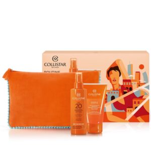 C'OLLISTAR - COFANETTO LATTE SPRAY ABBRONZANTE IDRATANTE SPF 20 + DOCCIA-SHAMPOO