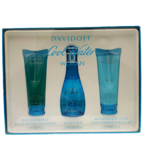 DAVIDOFF - COFANETTO COOL WATER WOMAN EDT 100ML + SHOWER BREEZE 75ML + BODY LOTION 75ML