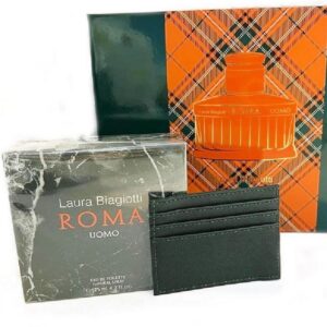 LAURA BIAGIOTTI - COFFRET ROMA UOMO EDT 125ML + CARD HOLDER