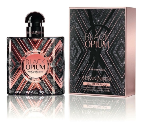 YVES SAINT LAURENT - BLACK OPIUM PURE ILLUSION EDP 90ML (NO TESTER)