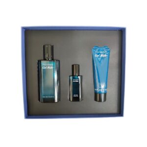 DAVIDOFF - COFFRET COOL WATER UOMO EDT 75ML + SHOWER GEL 50ML + EDT 15ML