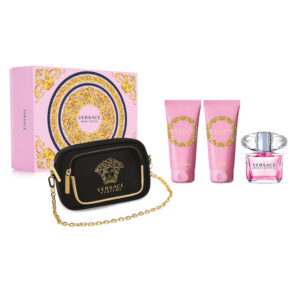 VERSACE - COFFRET BRIGHT CRYSTAL EDT 90ML + SHOWER GEL 100ML + BODY LOTION 100ML