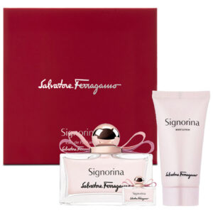 SALVATORE FERRAGAMO - COFFRET SIGNORINA EDP 100ML + EDP 5ML + B/L 50ML