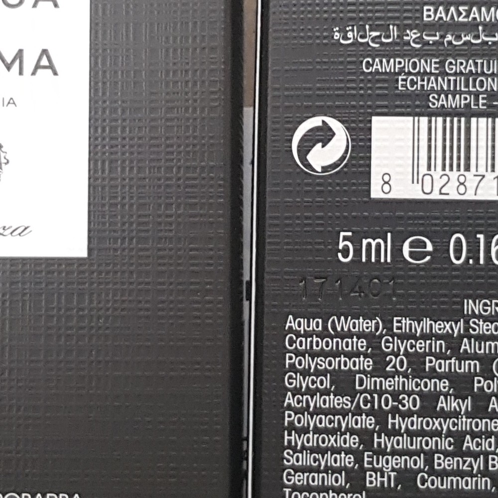 BALSAMO DOPOBARBA 100ML BOX DA 20 FIALETTE DA 5ML